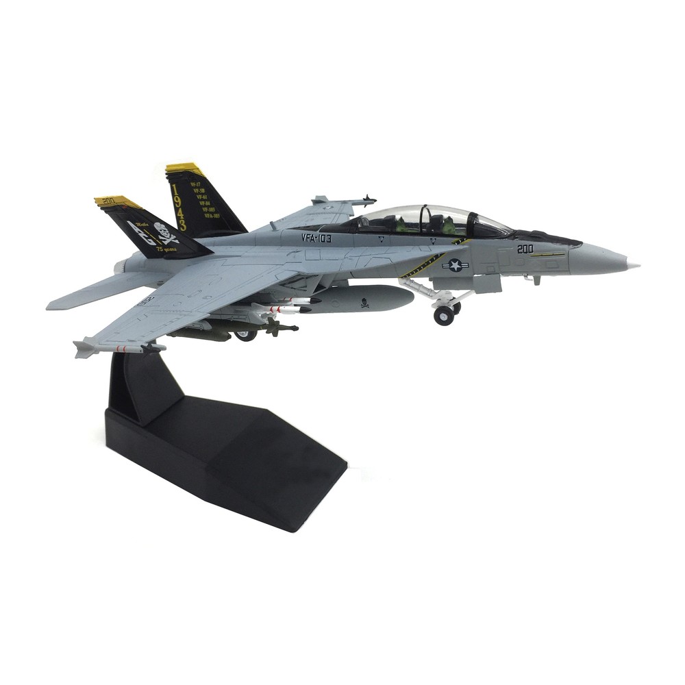 1:100 American Hornet F/A-18B Fighter Aircraft Model Military Plane Ornaments