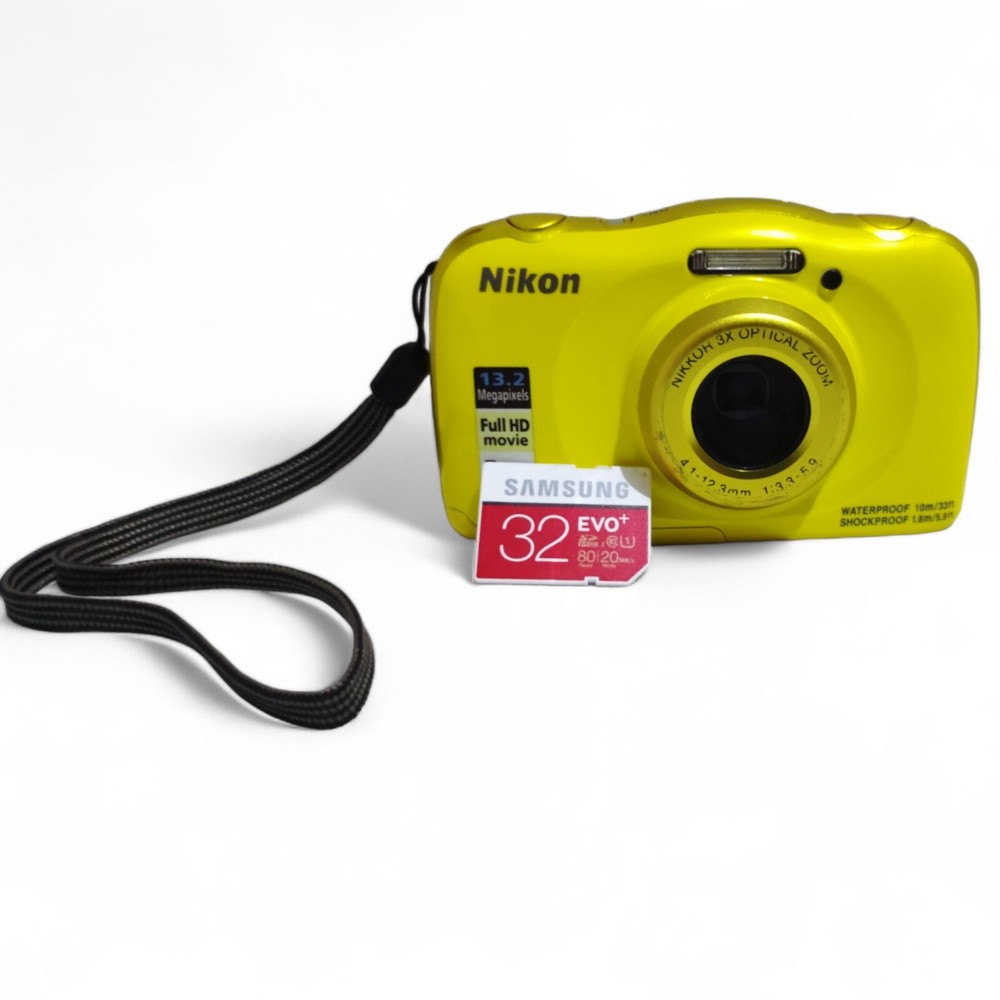 Nikon Coolpix W100 13.2 MP With 32 GB SD Card In Good Condition