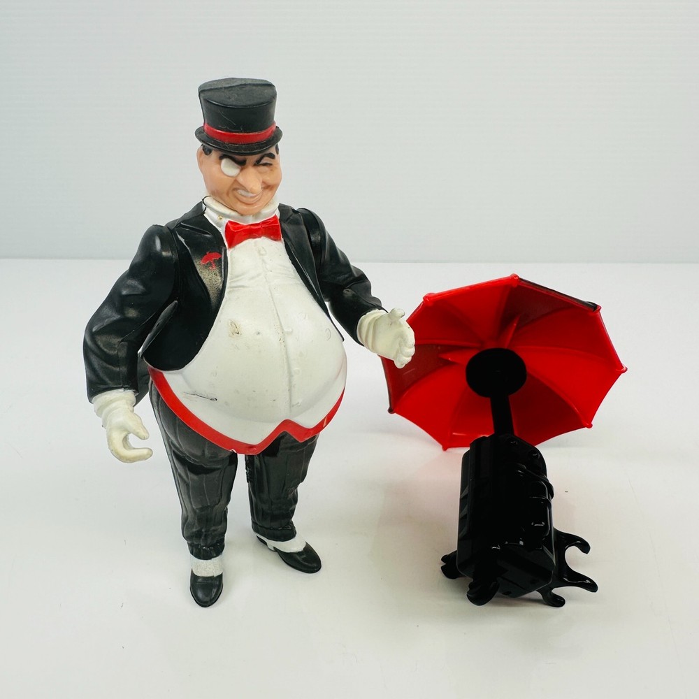 COMPLETE Vintage 1992 Kenner Batman Returns THE PENGUIN action figure