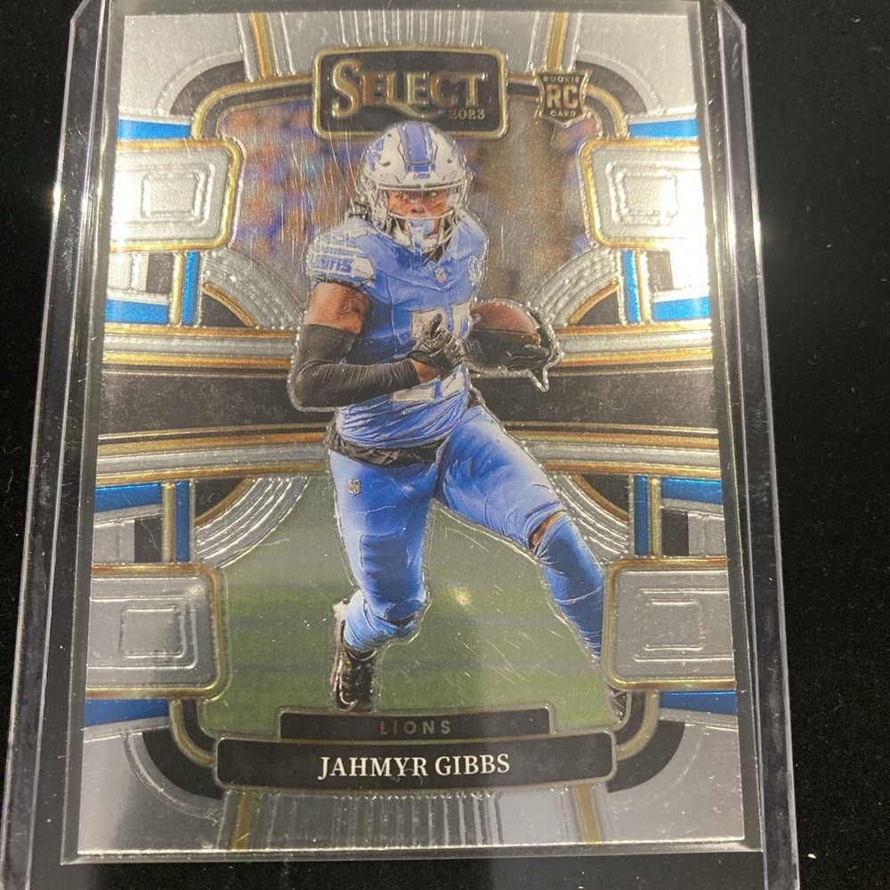 2023 Panini Select Jahmyr Gibbs Concourse Silver Prizm Rookie RC #34 Lions