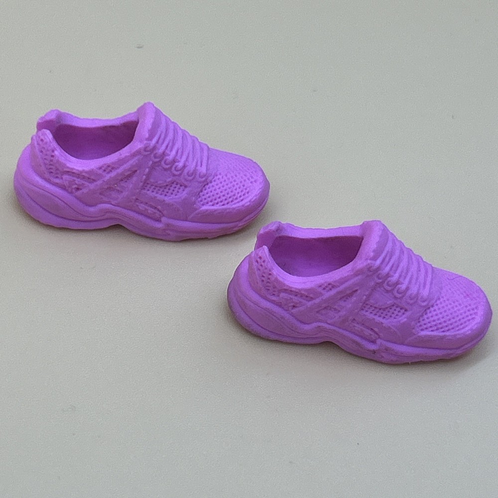 Barbie Fashionistas Doll Shoes Pink Tennis Shoes Replacement Doll Sneakers HTF