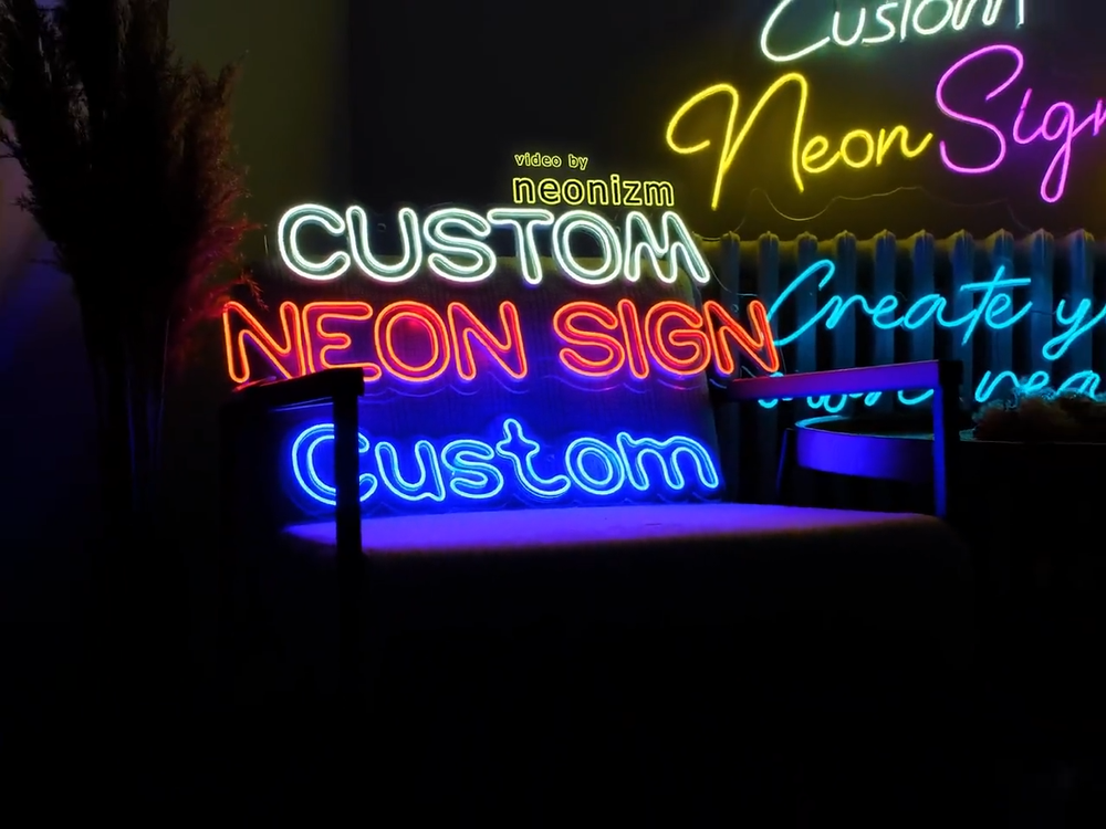Personalized Neon Sign Custom LED Neon Name Sign Custom Acrylic Logo Wall Light