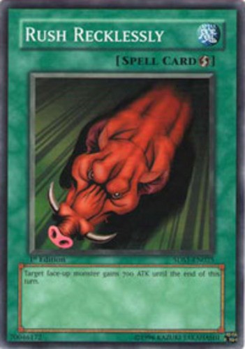 Rush Recklessly 5DS1-EN025 Common Unlimited Near Mint 5Ds Starter Deck