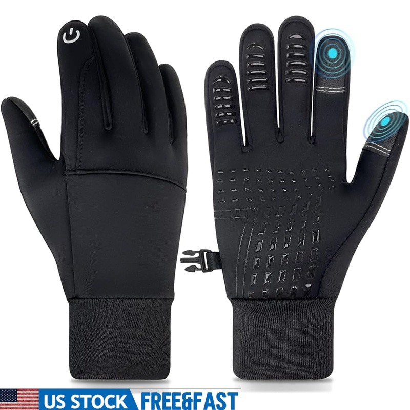 Warm Touchscreen Gloves Waterproof Windproof Thermal Men Women Cycling Running