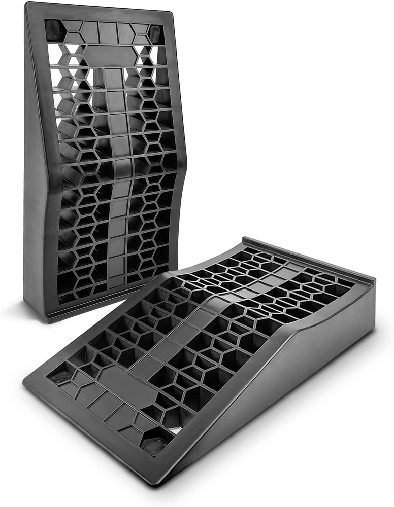 ROBLOCK Car Ramps for Lift and Vehicle Maintenance, Portable Low Profile Car Ram