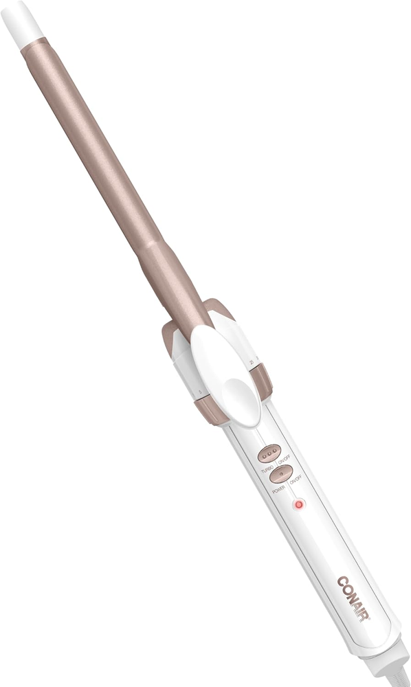 Double Ceramic 1/2-Inch Curling Iron, 1/2-Inch Barrel Produces Spiral Curls – fo