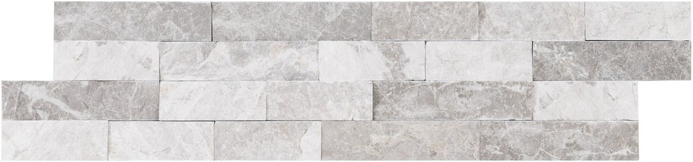 MSI Grey Marble Hardscape Wall Tile 6x24 Rockmount