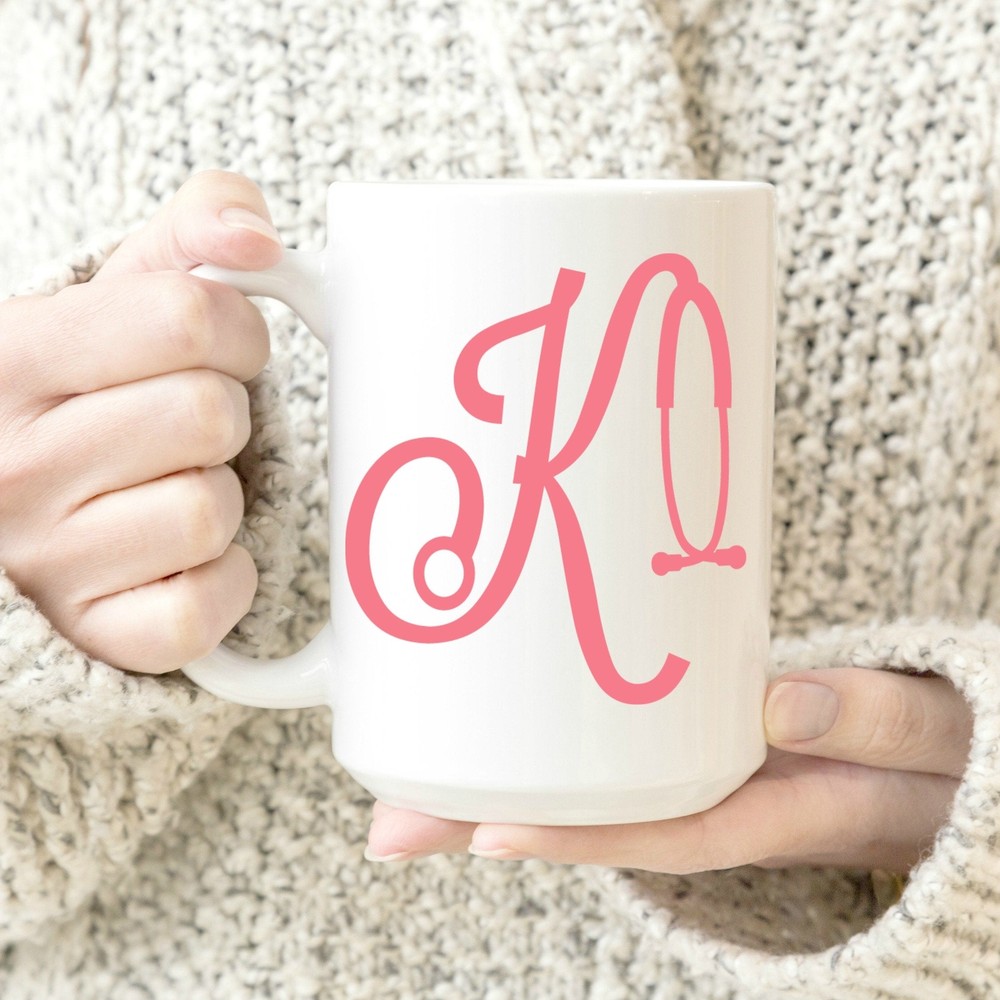 Monogrammed Nursing Gift Nursing Coffee Mug Graduation Gift Custom Coffee Mug