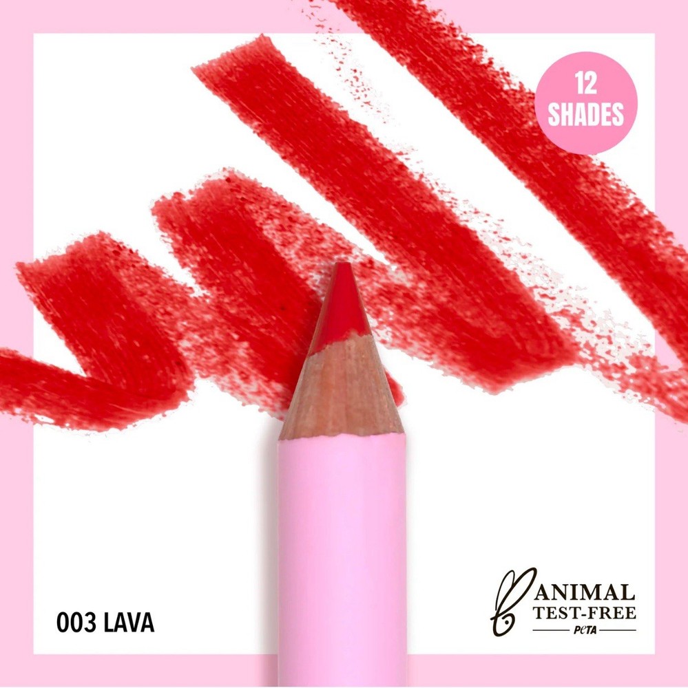 Moira Flirty Lip Pencil 003 Lava Made In Italy