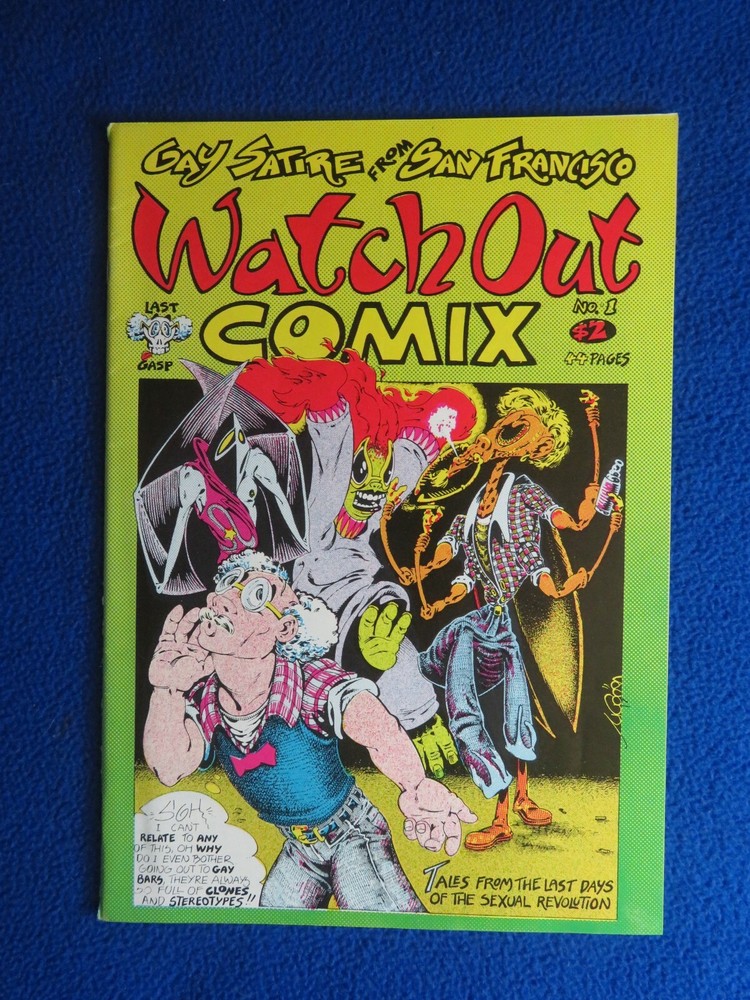 Gay Satire Comic Watch Out Comix #1 San Francisco 1986 1st Print Last Gasp