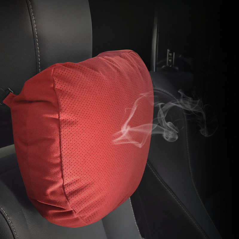 Car Seat Headrest Pillow Neck Lumbar Support Cushion Pad Memory Foam Breathable