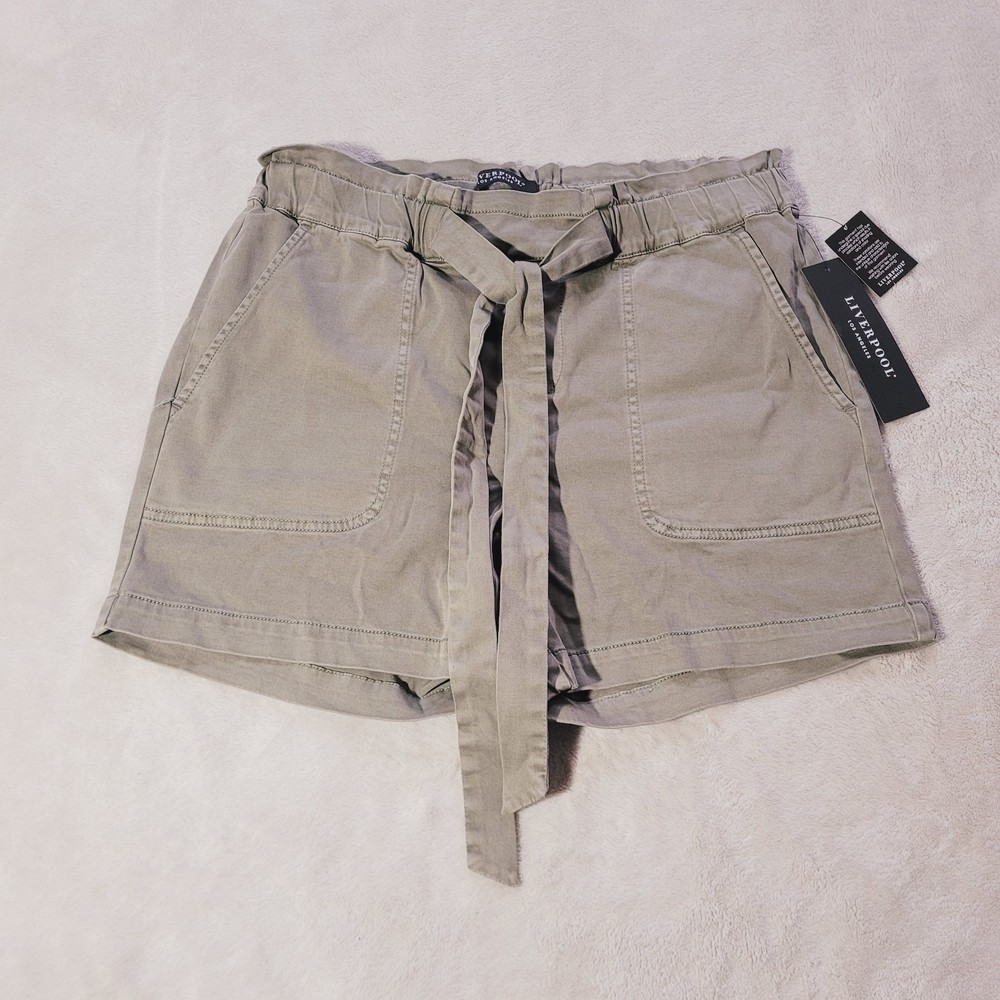 Liverpool Los Angeles Corine Walking Short in Shadow Green Size 29/8 NWT