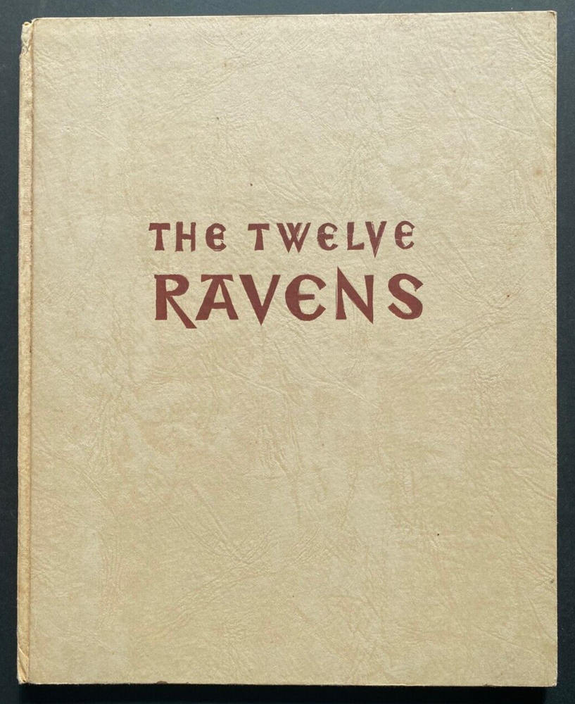 1949 NORMAN LINDSAY 1/560 THE TWELVE RAVENS: A LITHUANIAN FAIRY TALE, 9 WOODCUTS