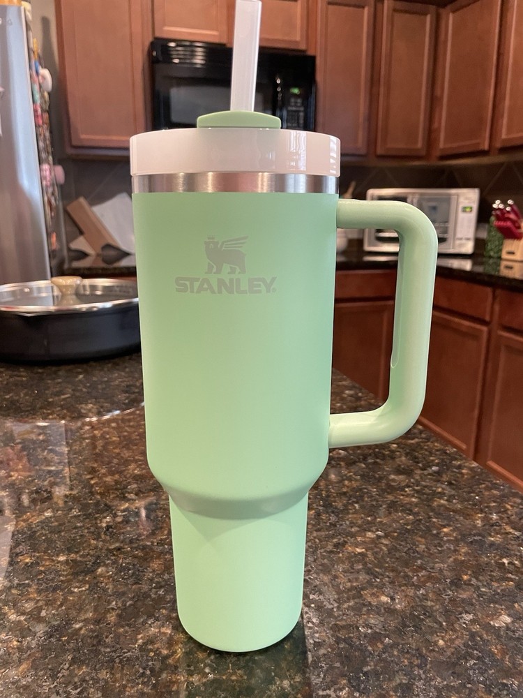 Stanley Quencher 40 oz Light Green Cup