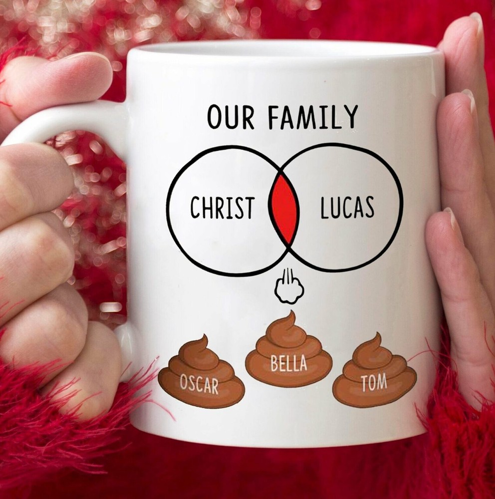 Daddy's And Mom's Little Sht Mug Personalized Fathers Day Gift For Dad Funny Mug