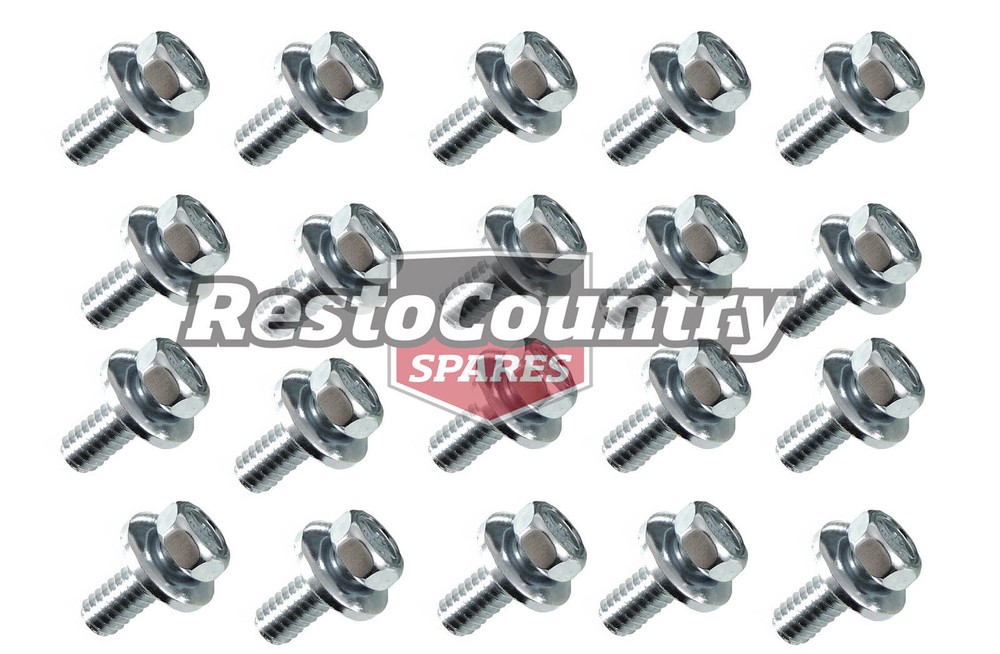 Holden Panel Bolt Kit x20 Silver Zinc HQ HJ HX HZ Torana LH LX UC Fender Guard