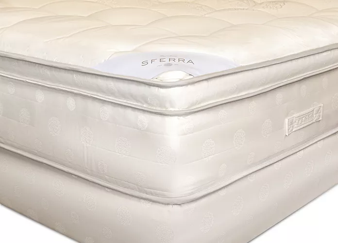 SFERRA BIENNO TWIN PILLOWTOP LUXURY ULTRA PLUSH MATTRESS LATEX NEW CLEARANCE