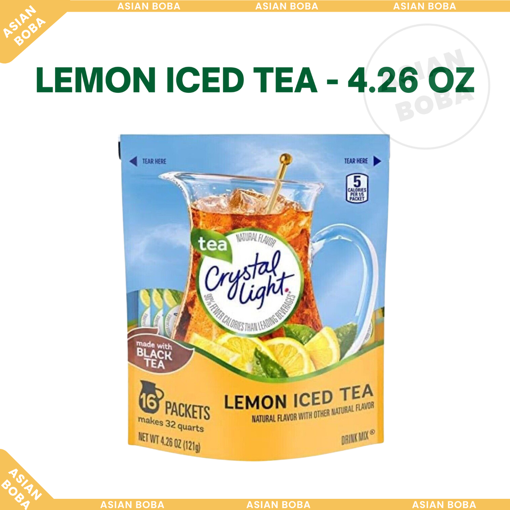 Crystal Light Peach Iced Tea Powdered Drink Mix - 16 Packets - 4.26 oz Total