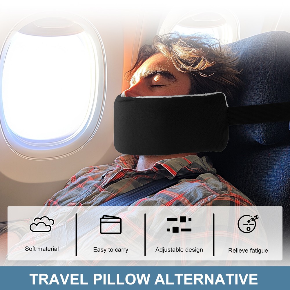 Travel Pillow Alternative Portable Neck Support Band Adjustable Head♔