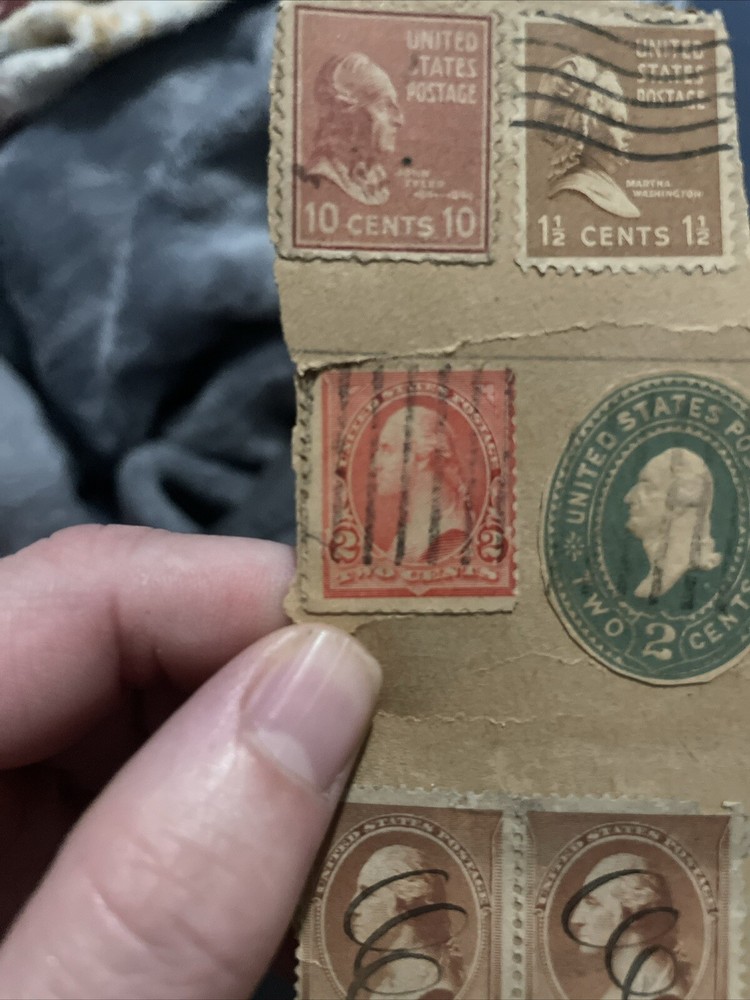 🔥Very Rare George Washington Two 2 Cent Red Stamp!