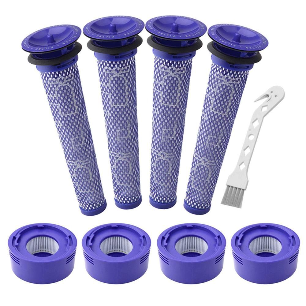 Pre Filters HEPA Post-Filters Replacements Dyson V8 V7 Cordless Vacuum Cleaners,