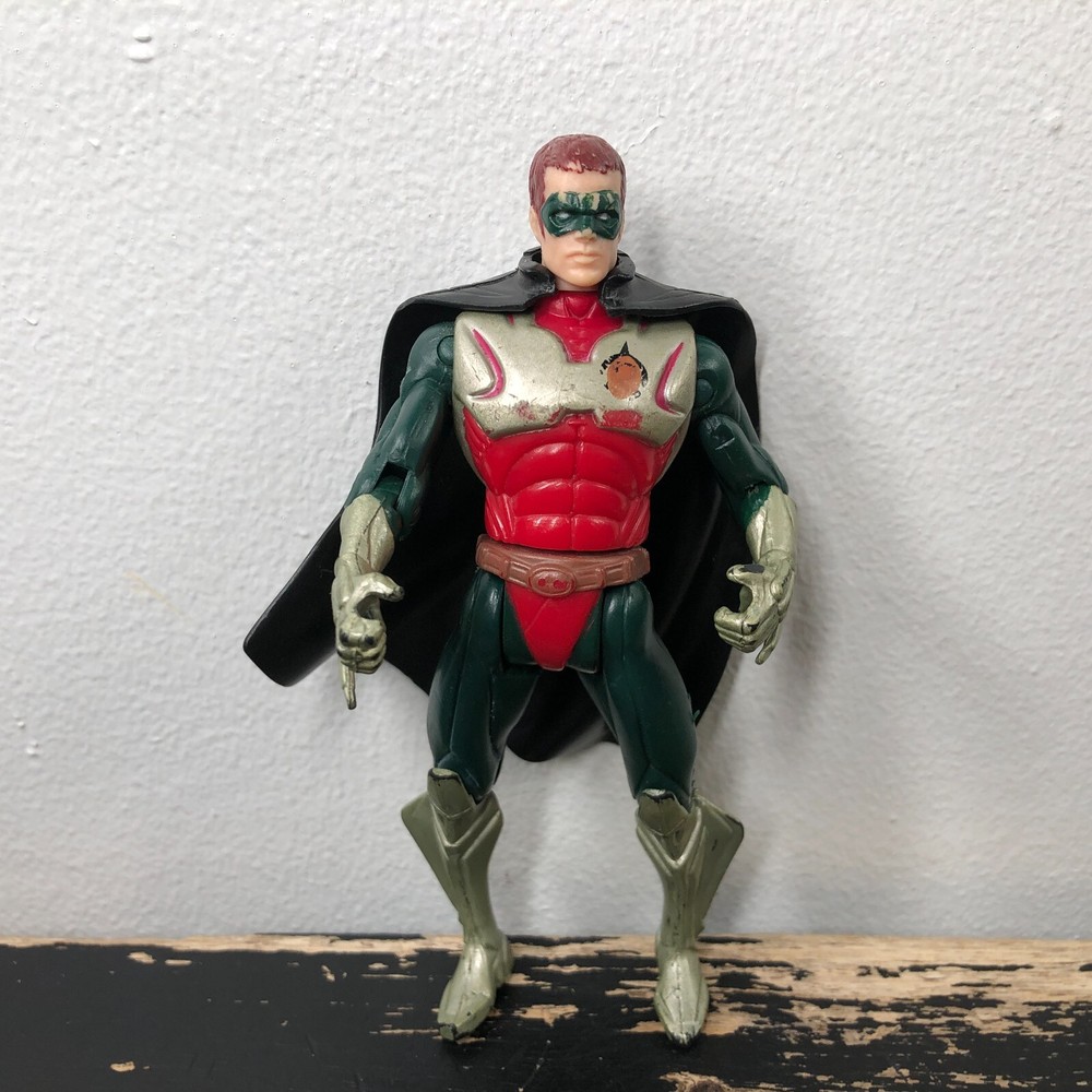 Batman Forever Martial Arts Robin Kenner 1995 Action Figure Cape Weapons Parts 2
