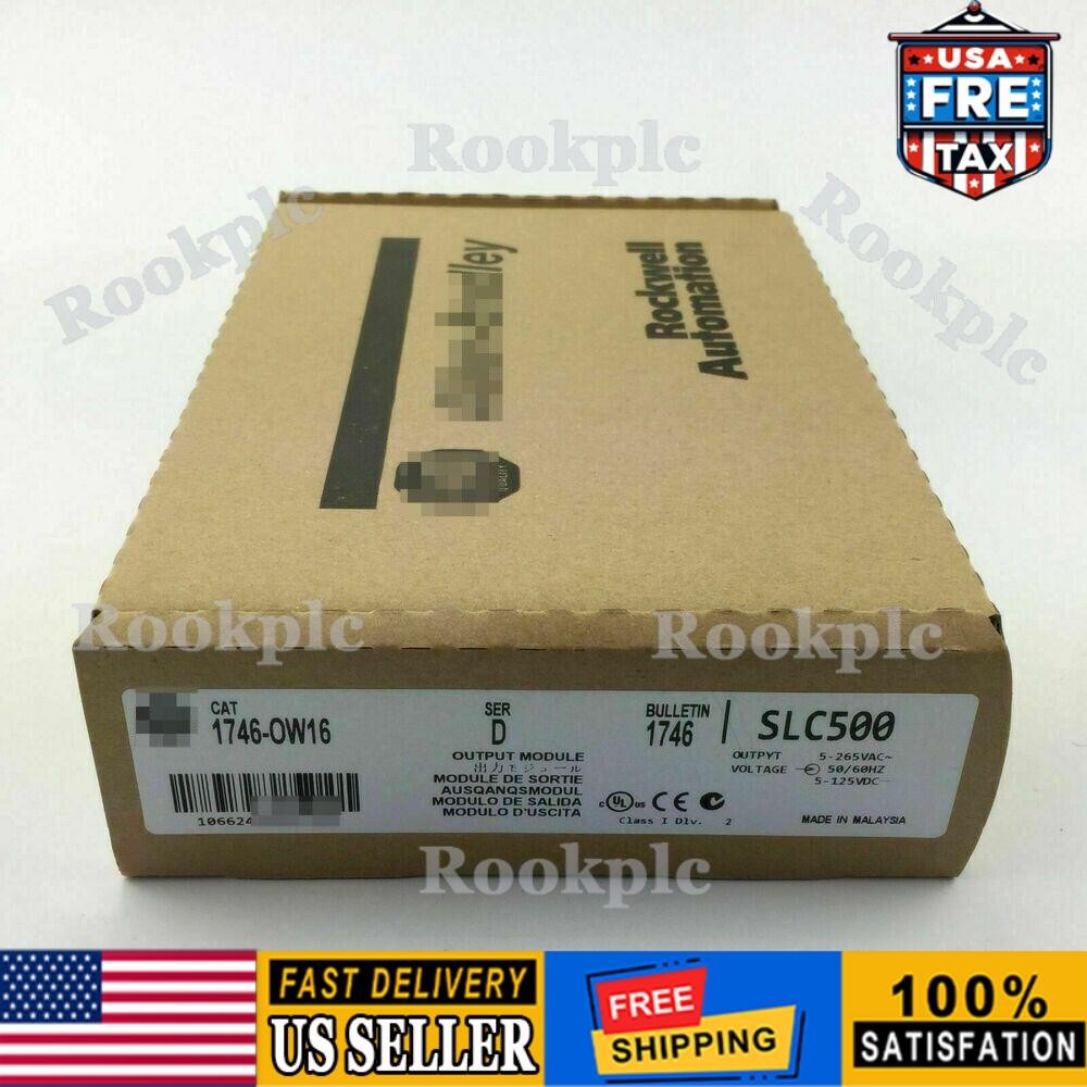 New Factory Sealed AB 1746-OW16 SLC 500  PLC Output Module 1746OW16 US Free Tax