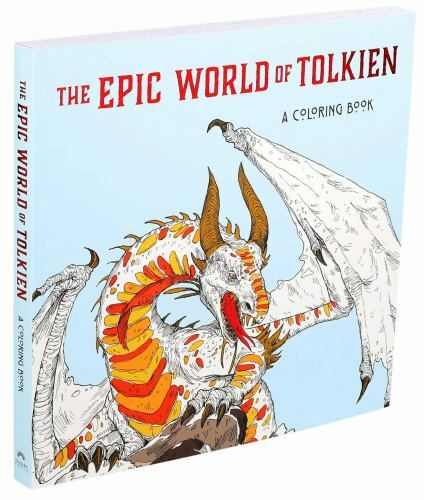 The Epic World of Tolkien: A Coloring Book (paperback)