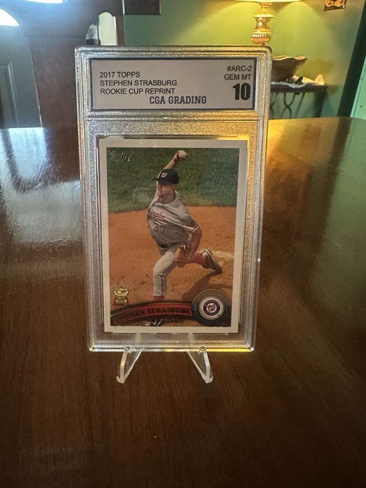 2017 Topps All-Rookie Cup ARC-2 Stephen Strasburg PSA 10 Gem Mint