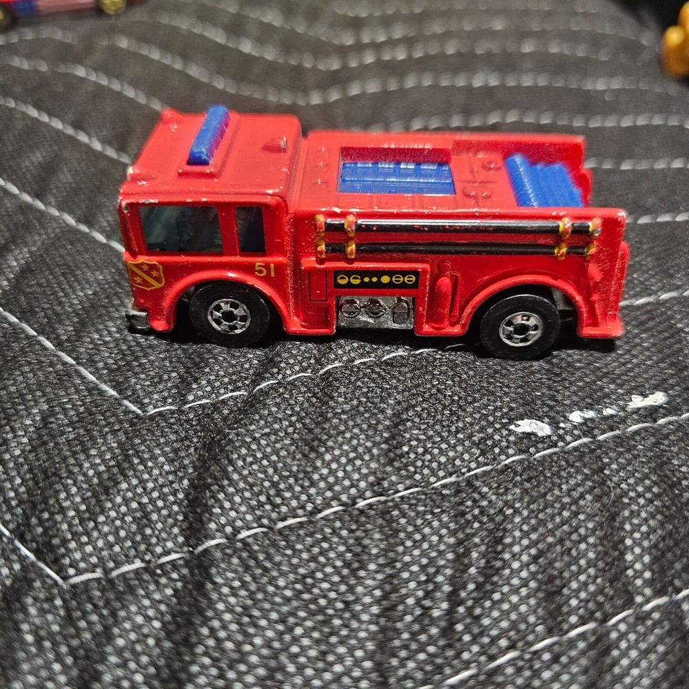 VINTAGE - 1976Hot Wheels Fire Eater Truck - Red & Yellow - Malaysia  - Nm/MINT