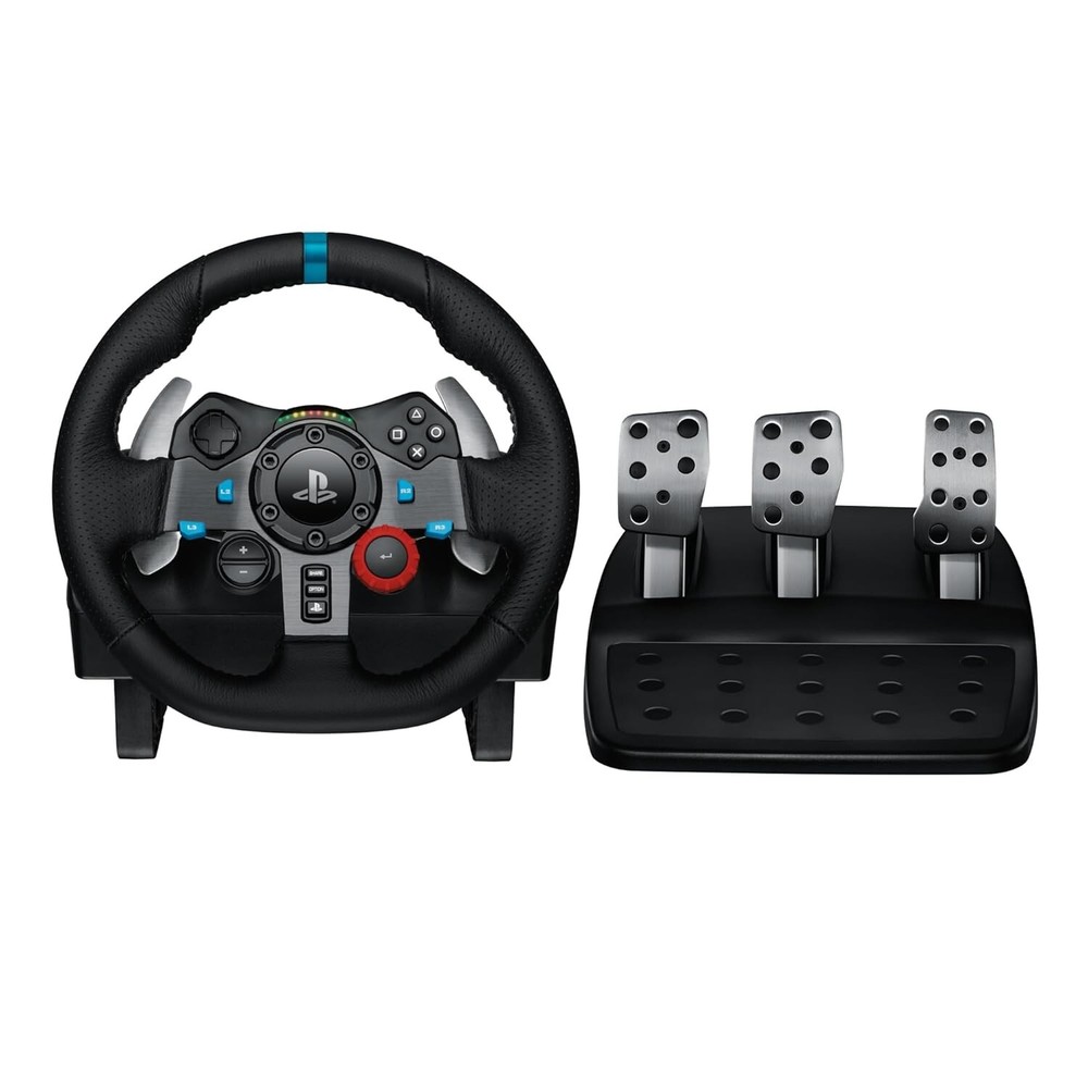 Immersive 900-Degree Racing Wheel for PS4, PS5 & PC - Adjustable Pedals