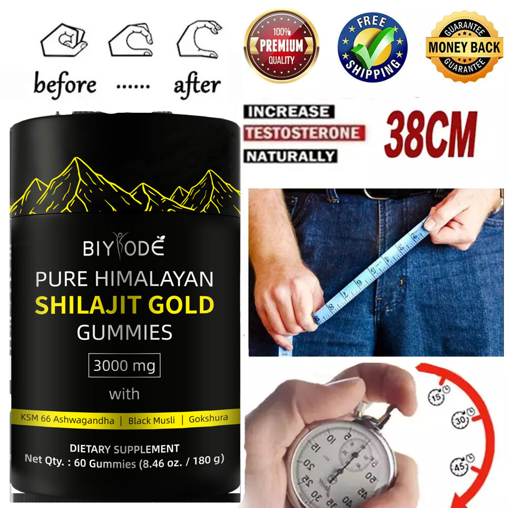 Himalayan Shilajit Gummies with Ashwagandha & Chaga for Immune Support