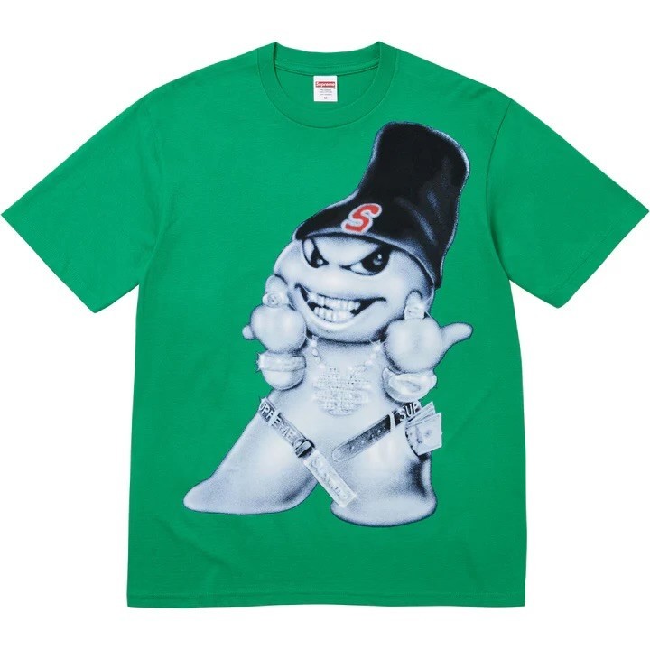 SUPREME SNOWMAN TEE SHIRT (GREEN)