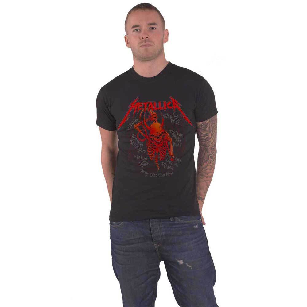 Metallica Skull Screaming Red 72 Seasons Official Unisex Black T-Shirt