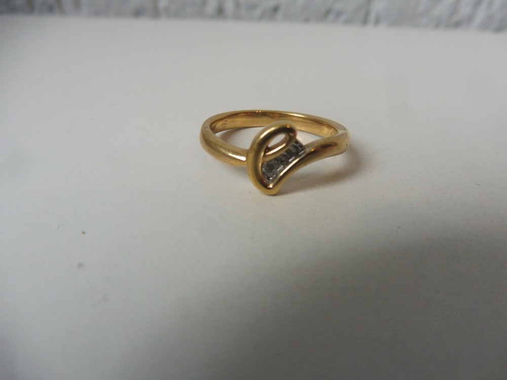 Elegant Gold-Plated Pierre Lang Ring - Size 55 (US 7)