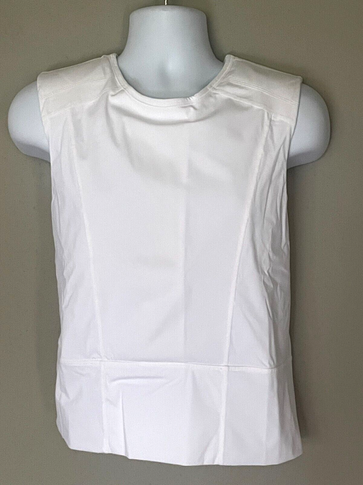 Ultra Concealable SAFARILAND F1 Armor Carrier XL LONG White T Shirt Sleeveless