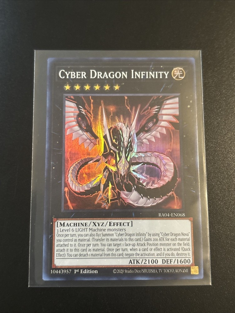 Cyber Dragon Infinity SR RA04-EN068 1st Edition Quarter Century Stampede-image