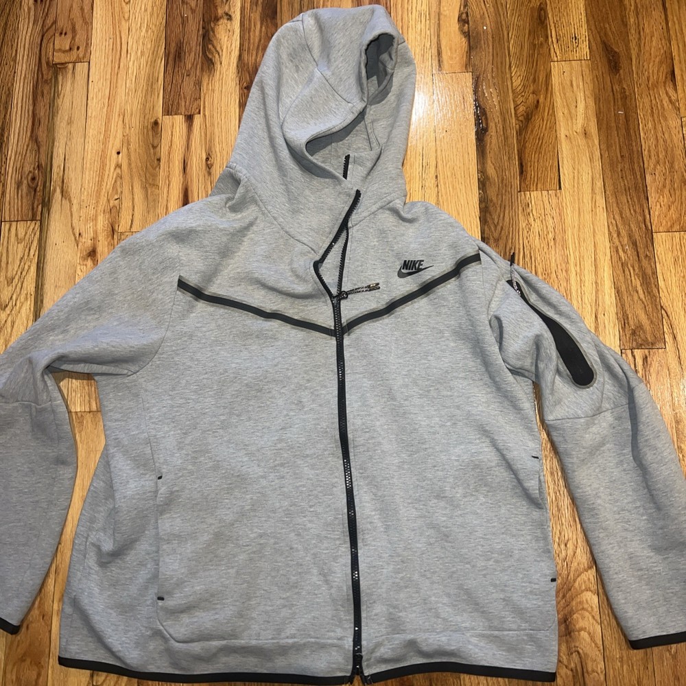 NIKE Sportswear Tech Fleece Windrunner Hoodie Black Full Zip Active Women’s XL