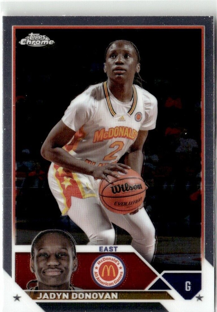 2023-24 TOPPS CHROME MCDONALD'S ALL AMERICAN JADYN DONOVAN DUKE UNIVERSITY #28