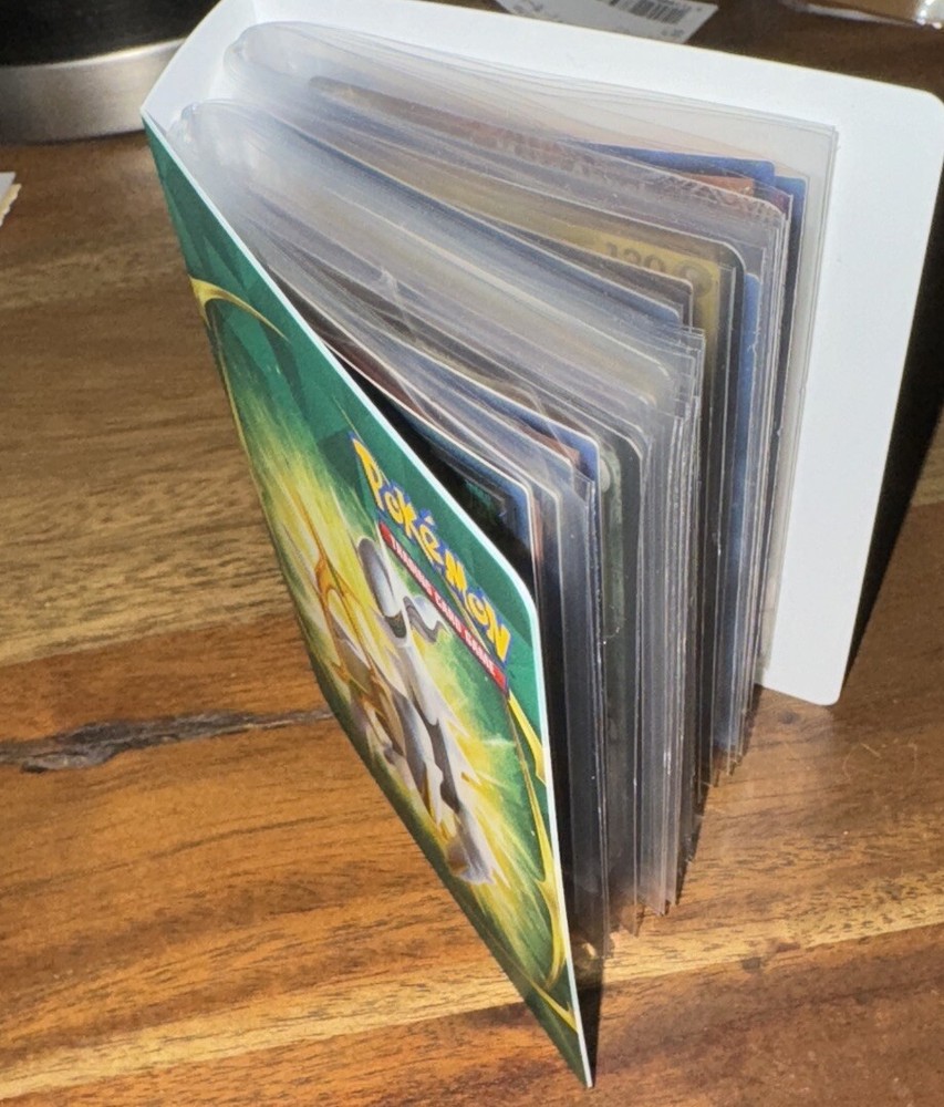 Pokemon Binder With Dragon Holo Rares (Pokemon, Mtg, Yu Gi Oh) Nm