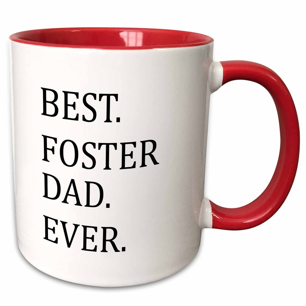 3dRose, 11oz Two-Tone Red Mug, Red/White