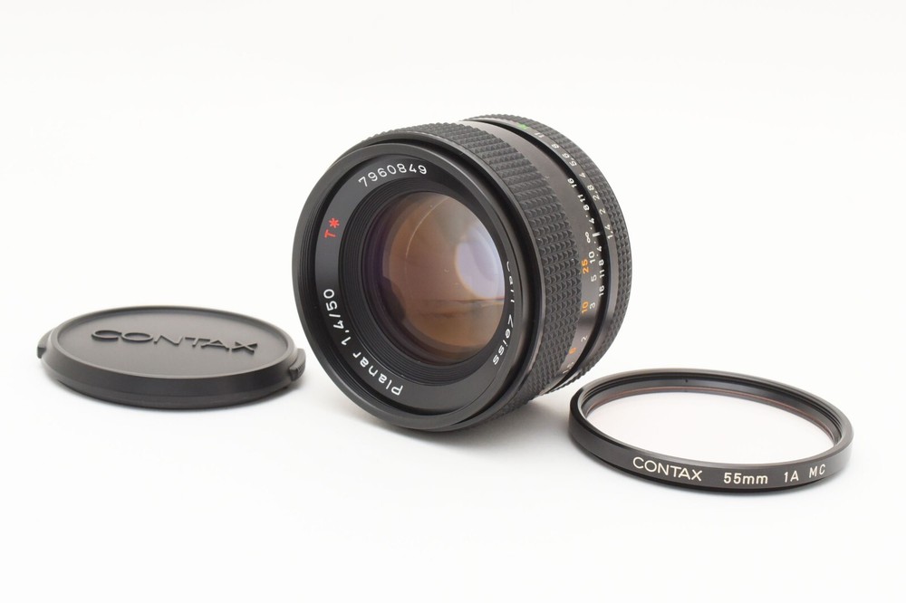 Near Mint Contax Carl Zeiss Planar T 50mm f1.4 MMJ Lens Japan