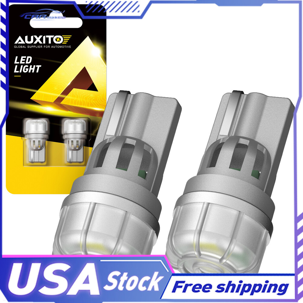 AUXITO License T10 LED Plate Lights White Interior Car Accessories Kit Dome Map