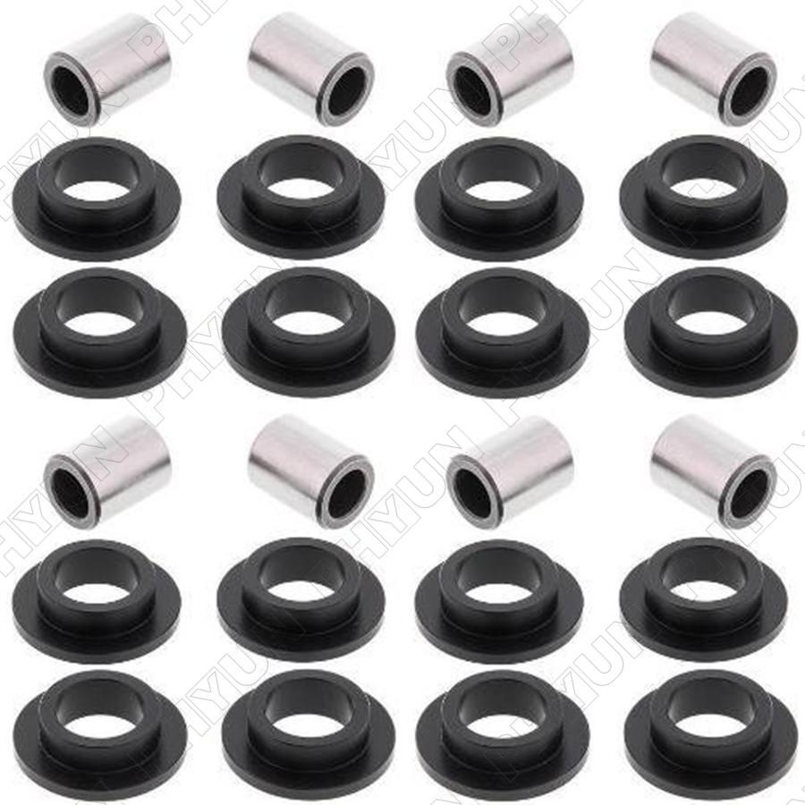 4X4 Upper Lower All 4 Shocks Absorber Bushing Kit For Arctic Cat 400 454 500 650