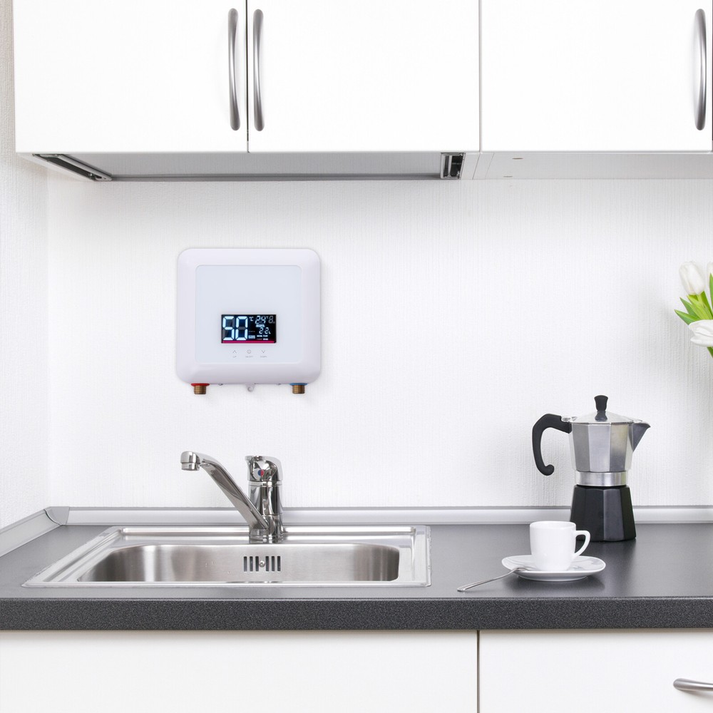 Tankless Hot Water Instant Heater Electric Shower Kitchen Boiler Bath 110V 5500W