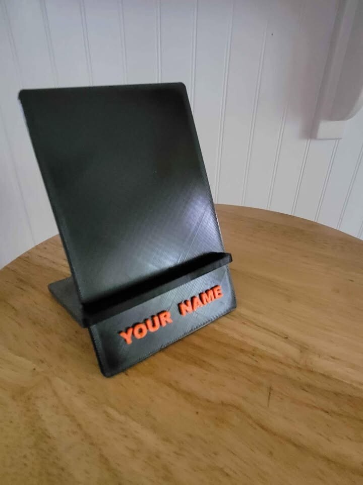Personalized Sports Card Stand for Showcasing Your Collection