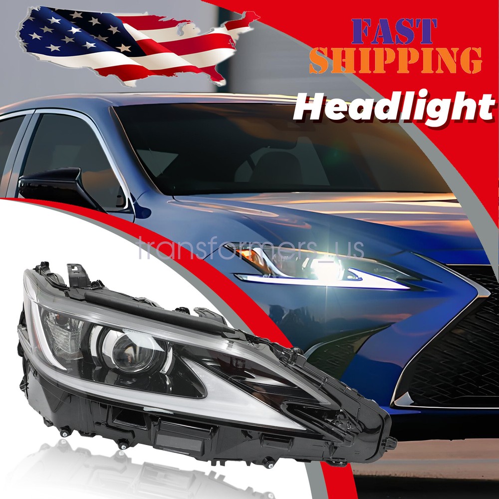 Passenger Side LED DRL Headlight For 2019-2021 Lexus ES300H ES350 8111006C91 RH