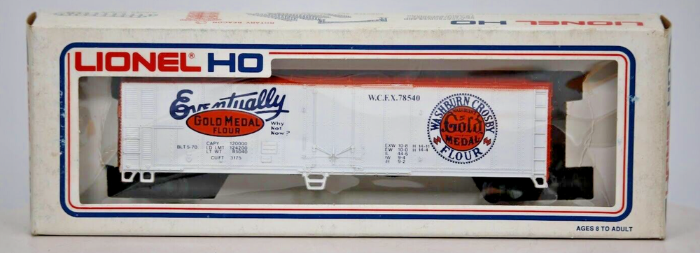 Lionel HO Scale VTG Train Car 5-8540 WCFX 78540 Gold Medal Reefer Made USA
