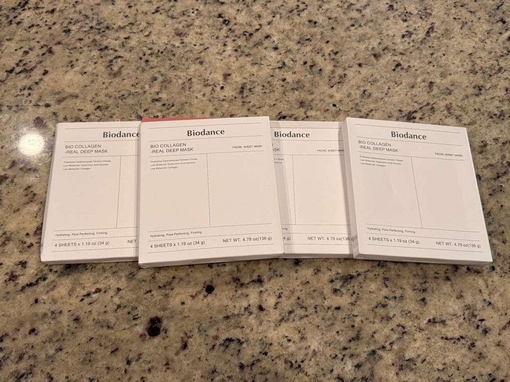 NEW Biodance Bio-Collagen Face Masks – 16 Sheets (4 Pack) Super VALUE Bundle
