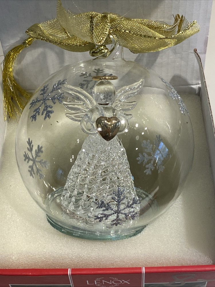 Lenox Wonder Ball Angel Light-Up Christmas Ornament